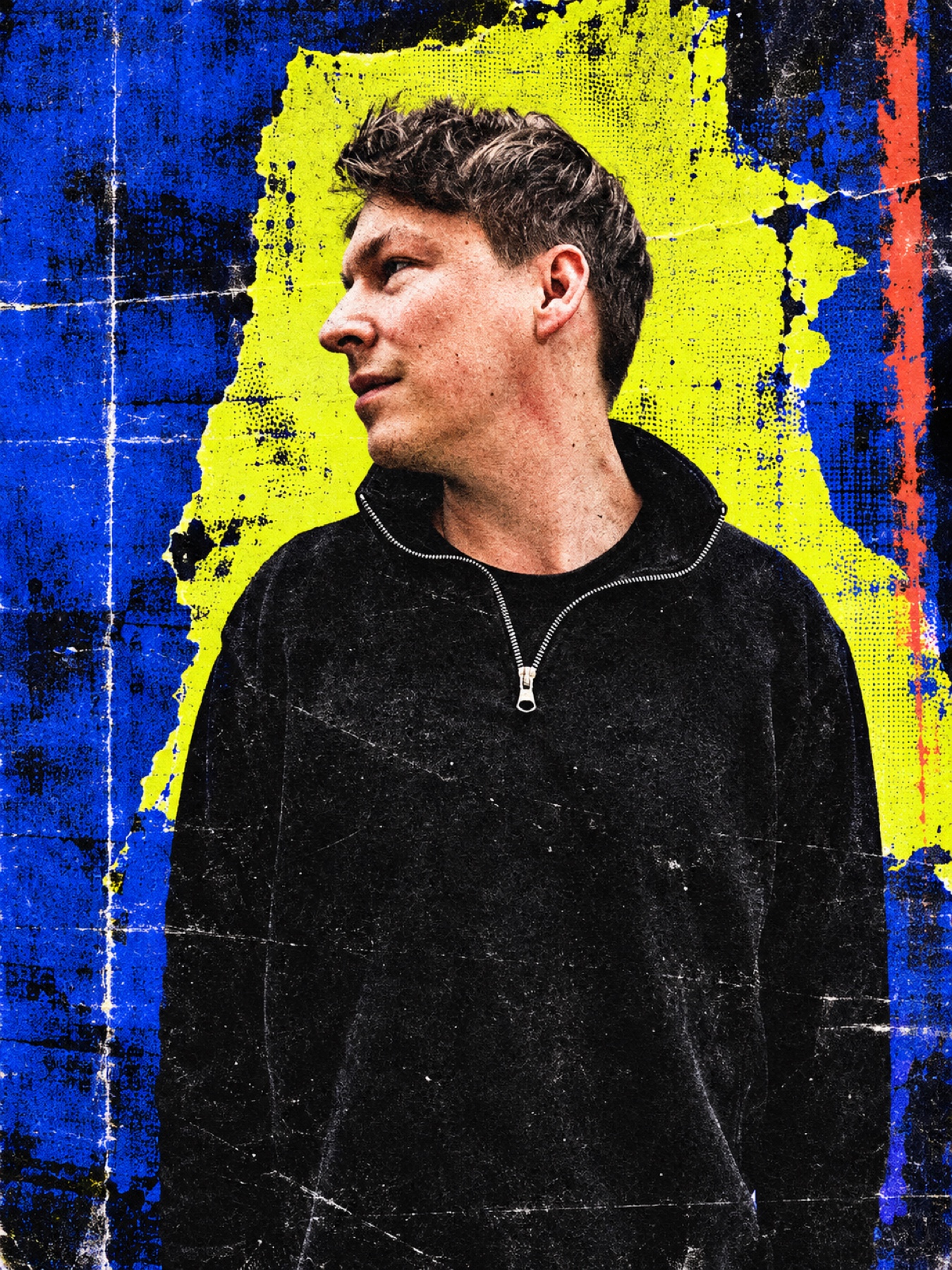 Lo-fi editorial portrait of Mihael Kobas